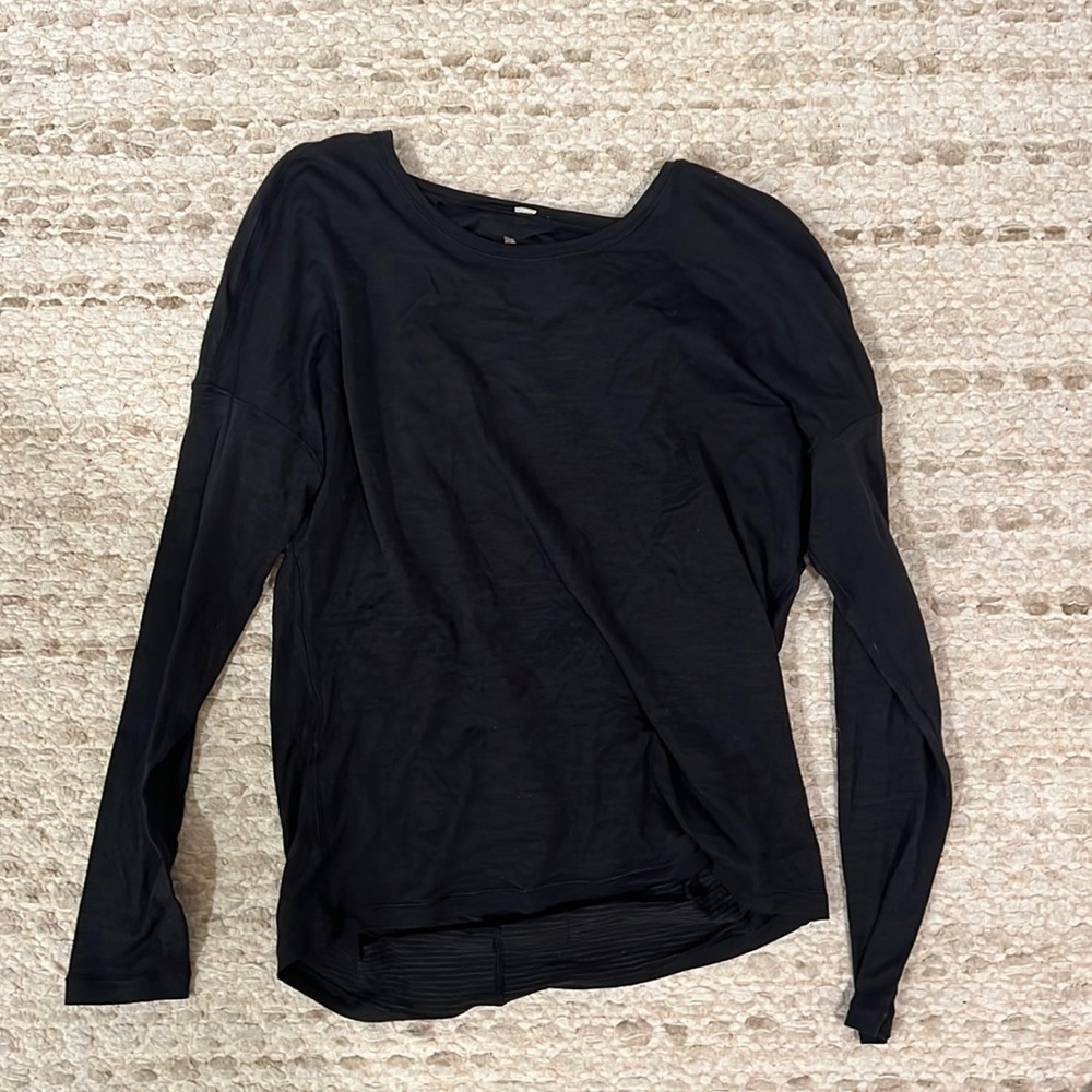 Lululemon Longsleeve Open Back Top